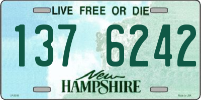 NH license plate 1376242
