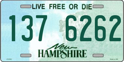 NH license plate 1376262