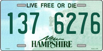 NH license plate 1376276