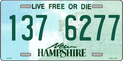 NH license plate 1376277