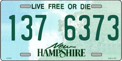 NH license plate 1376373