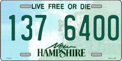 NH license plate 1376400