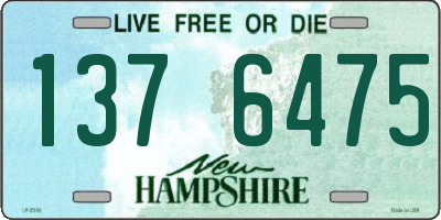 NH license plate 1376475