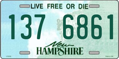 NH license plate 1376861