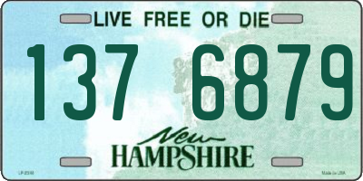 NH license plate 1376879