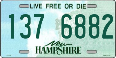 NH license plate 1376882