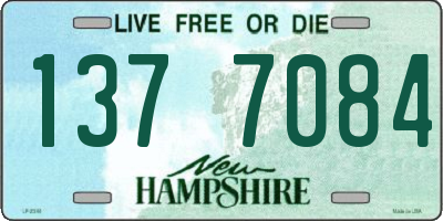 NH license plate 1377084