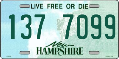 NH license plate 1377099