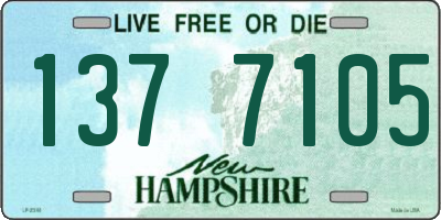 NH license plate 1377105