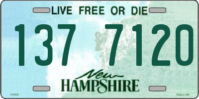 NH license plate 1377120