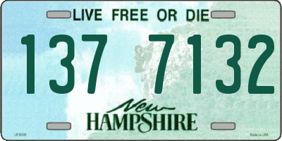 NH license plate 1377132