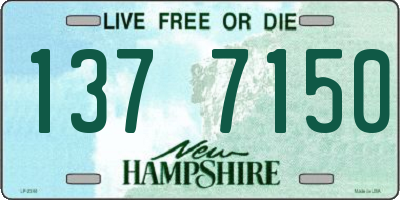 NH license plate 1377150