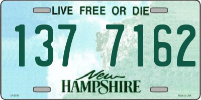 NH license plate 1377162