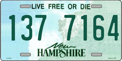 NH license plate 1377164
