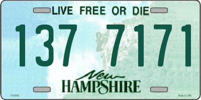 NH license plate 1377171