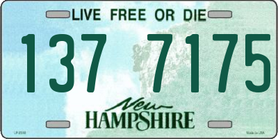 NH license plate 1377175