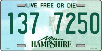 NH license plate 1377250
