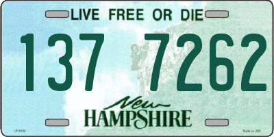 NH license plate 1377262