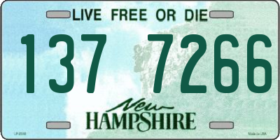 NH license plate 1377266