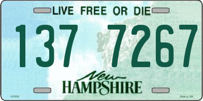 NH license plate 1377267