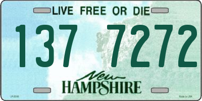 NH license plate 1377272
