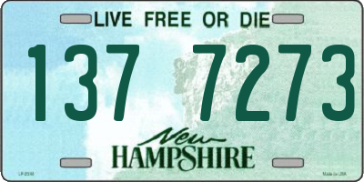 NH license plate 1377273