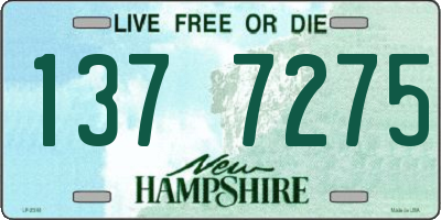 NH license plate 1377275