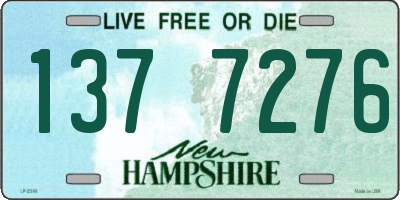 NH license plate 1377276