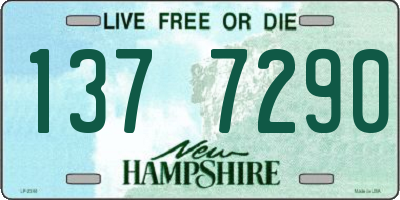 NH license plate 1377290