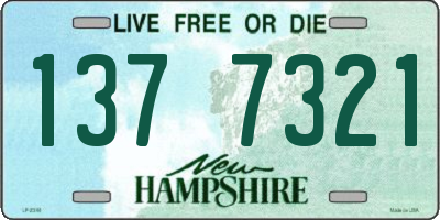 NH license plate 1377321