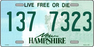 NH license plate 1377323