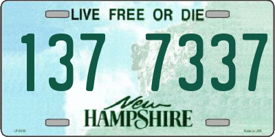 NH license plate 1377337