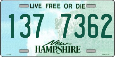 NH license plate 1377362