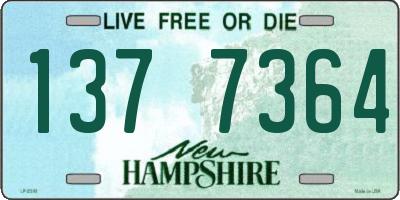 NH license plate 1377364