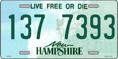 NH license plate 1377393