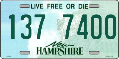 NH license plate 1377400