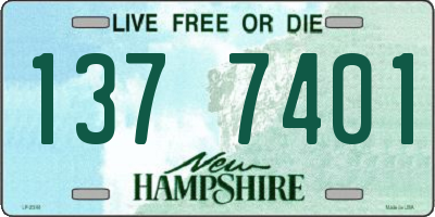 NH license plate 1377401