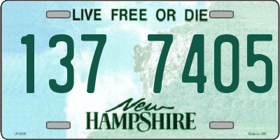 NH license plate 1377405
