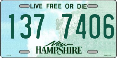 NH license plate 1377406