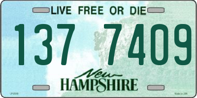 NH license plate 1377409
