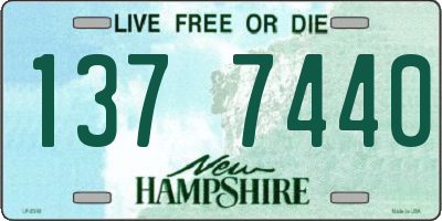 NH license plate 1377440
