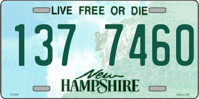 NH license plate 1377460