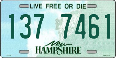 NH license plate 1377461