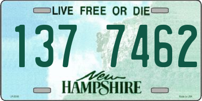 NH license plate 1377462