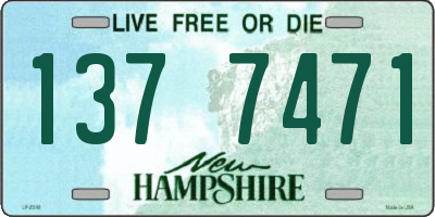 NH license plate 1377471