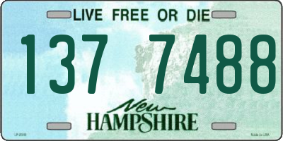 NH license plate 1377488