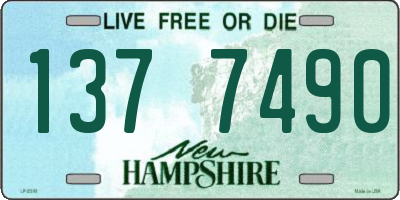 NH license plate 1377490