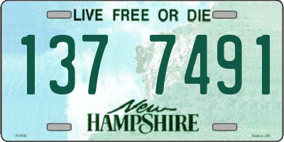 NH license plate 1377491