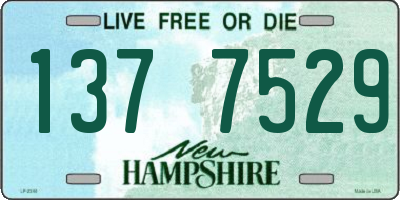 NH license plate 1377529