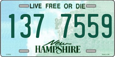 NH license plate 1377559